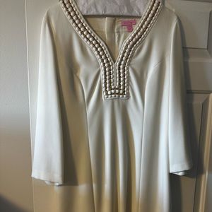 Lilly Pulitzer Dress, white / off white, Size 8